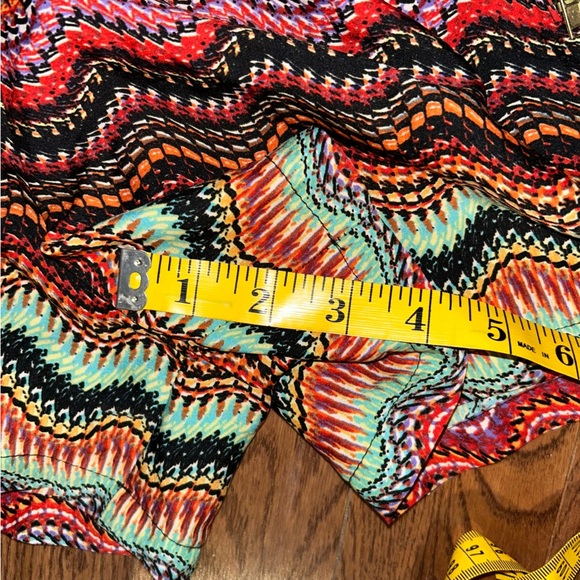 Womens Juniors Medium Speed Control Romper Casual Multicolor Sleeveless Zip Up - Picture 9 of 11